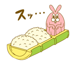 Medium mammal pink10 sticker #14247370