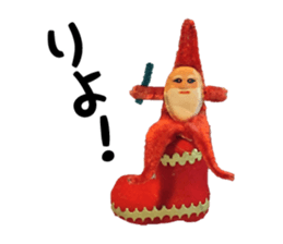 Santa Doll Sticker sticker #14247536