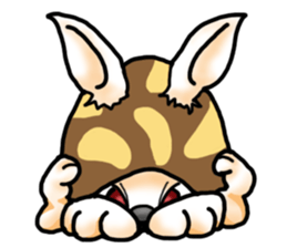 Mushroom-Rabbit sticker #14248028