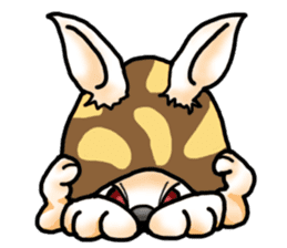 Mushroom-Rabbit sticker #14248028