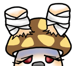 Mushroom-Rabbit sticker #14248031