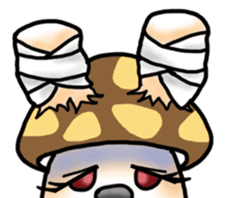 Mushroom-Rabbit sticker #14248031