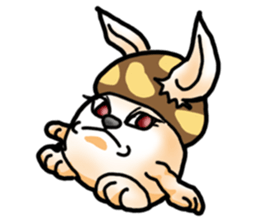 Mushroom-Rabbit sticker #14248032