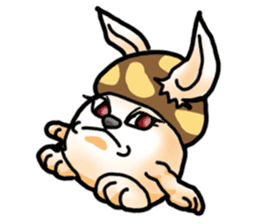 Mushroom-Rabbit sticker #14248032