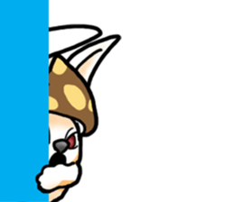 Mushroom-Rabbit sticker #14248046