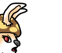Mushroom-Rabbit sticker #14248054