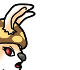 Mushroom-Rabbit sticker #14248054