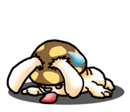 Mushroom-Rabbit sticker #14248056