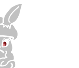 Mushroom-Rabbit sticker #14248060
