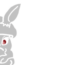 Mushroom-Rabbit sticker #14248060