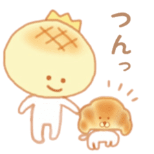 Melonpan-oji and Croissant-wanchan sticker #14248112