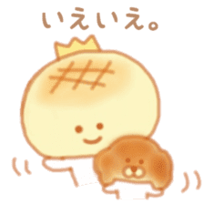 Melonpan-oji and Croissant-wanchan sticker #14248116