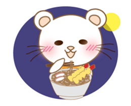 Panda cat, Pan'nya christmas and newyear sticker #14248250