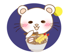 Panda cat, Pan'nya christmas and newyear sticker #14248250