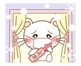 Panda cat, Pan'nya christmas and newyear sticker #14248258