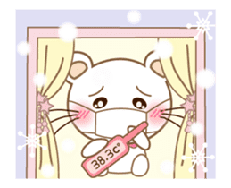 Panda cat, Pan'nya christmas and newyear sticker #14248258