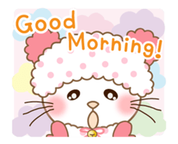 Panda cat, Pan'nya christmas and newyear sticker #14248259