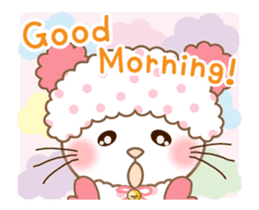 Panda cat, Pan'nya christmas and newyear sticker #14248259