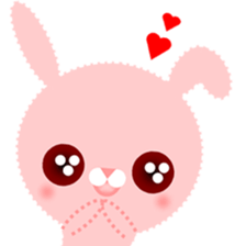 Pinky the little rabbit sticker #14248303