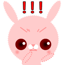 Pinky the little rabbit by Hou Yen-Hui sticker #14248307
