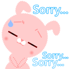 Pinky the little rabbit sticker #14248311