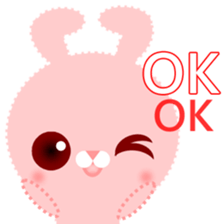 Pinky the little rabbit sticker #14248313