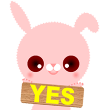 Pinky the little rabbit sticker #14248314