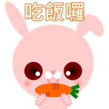 Pinky the little rabbit sticker #14248316