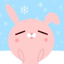 Pinky the little rabbit sticker #14248324