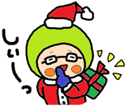 Christmas sticker of Atsuko. sticker #14248566