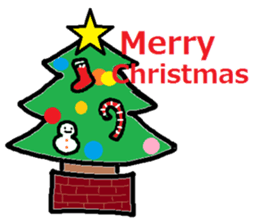 Christmas sticker of Atsuko. sticker #14248570