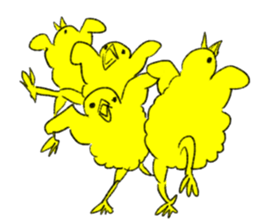 Mr.Deep-fried chicken sticker #14248603