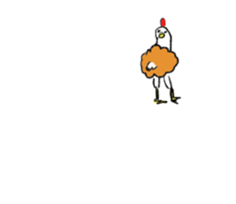 Mr.Deep-fried chicken sticker #14248624