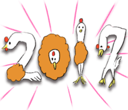 Mr.Deep-fried chicken sticker #14248631