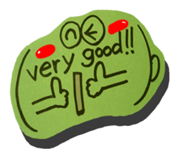 Handwriting wind reaction2. sticker #14249796