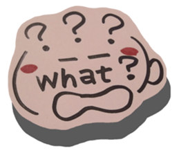 Handwriting wind reaction2. sticker #14249810