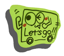 Handwriting wind reaction2. sticker #14249819