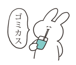 Spiteful rabbit2 sticker #14249872