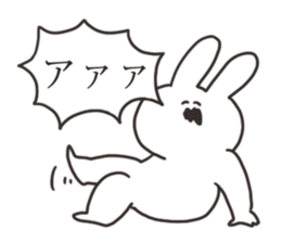 Spiteful rabbit2 sticker #14249884