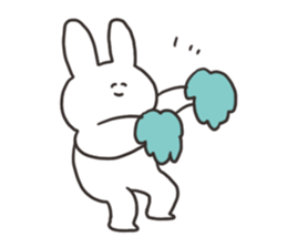 Spiteful rabbit2 sticker #14249899