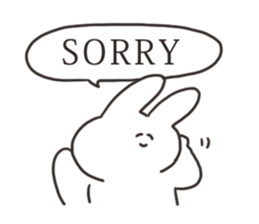 Spiteful rabbit2 sticker #14249900