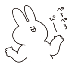 Spiteful rabbit2 sticker #14249906