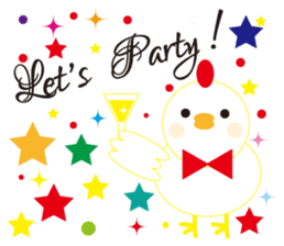 Winter cute Chicken sticker #14250032