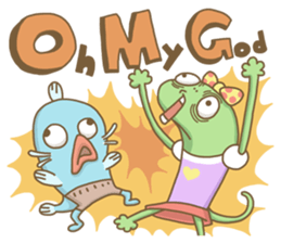 Gecko and his friends New sticker #14250407