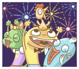 Gecko and his friends New sticker #14250411