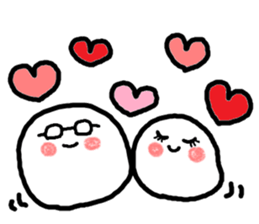 The sticker which can be used daily. sticker #14251001