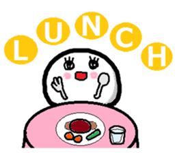 The sticker which can be used daily. sticker #14251012