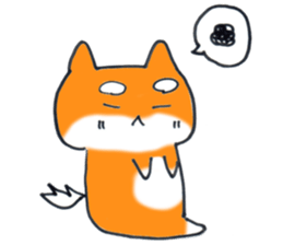 Shiba dog MARO of cure sticker #14251196