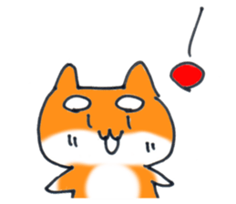 Shiba dog MARO of cure sticker #14251205