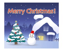 Animation Sticker "Merry Christmas" sticker #14251236